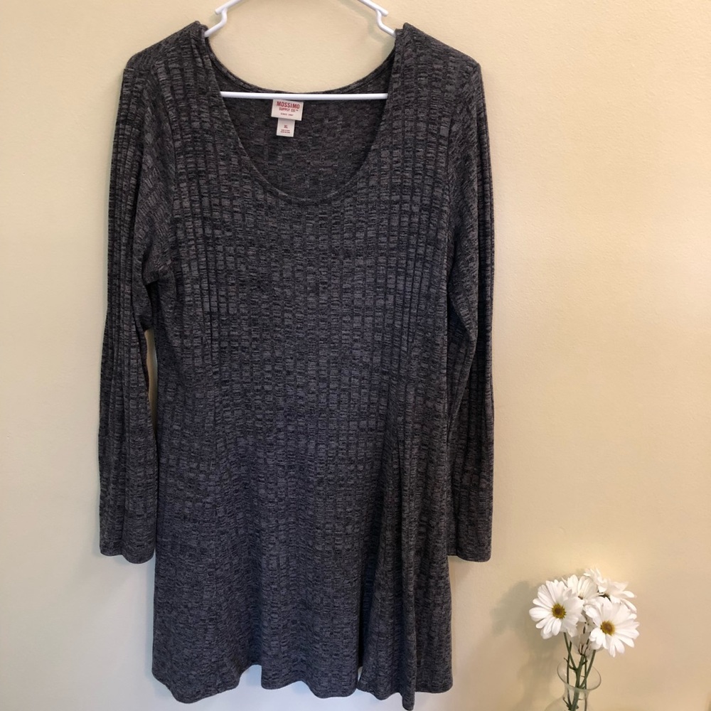 Long sleeve grey dress - Picture 1 of 2